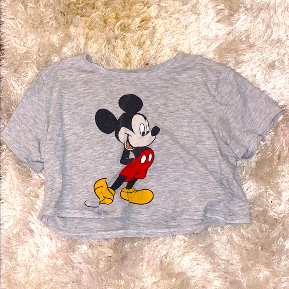 Mickey mouse crop top.